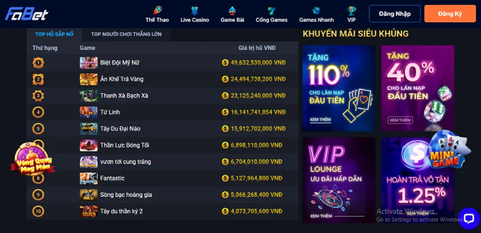 Đa dạng sản phẩm giải trí tại q99 login